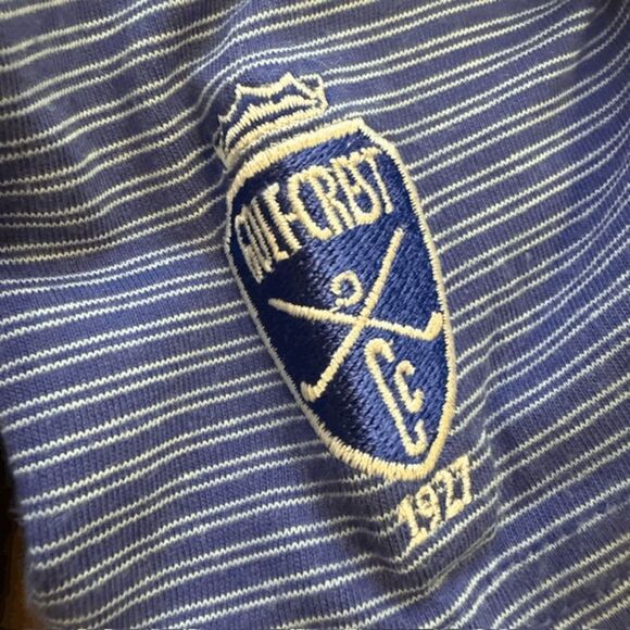 Kim Nantz by Vineyard Vines Men's Striped Polo Shirt Blue Size XL - Picture 6 of 7